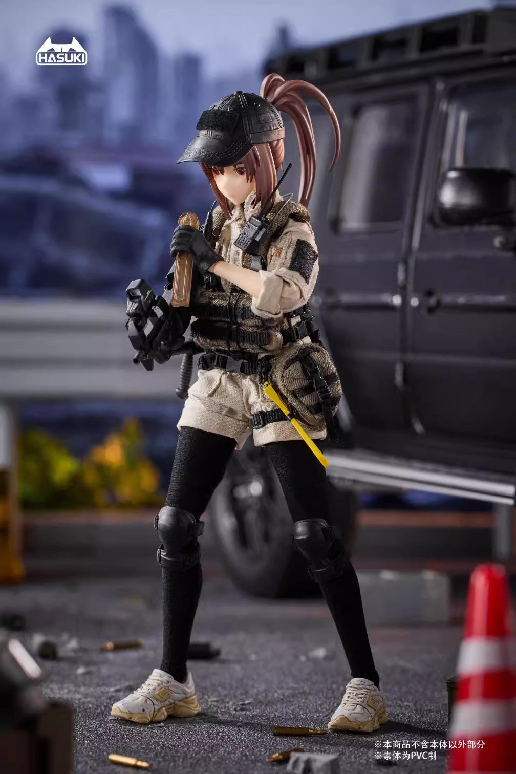 Hasuki - 1:12 Hiyo Reizei Security Guard Action Figure - inshobby.com