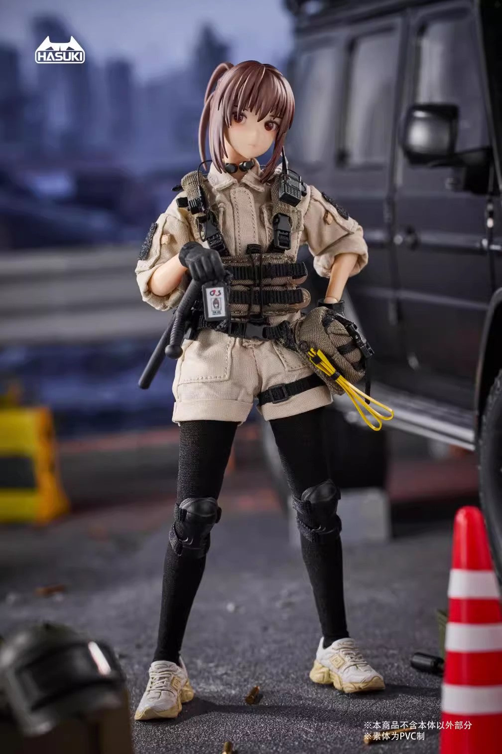 Hasuki - 1:12 Hiyo Reizei Security Guard Action Figure - inshobby.com