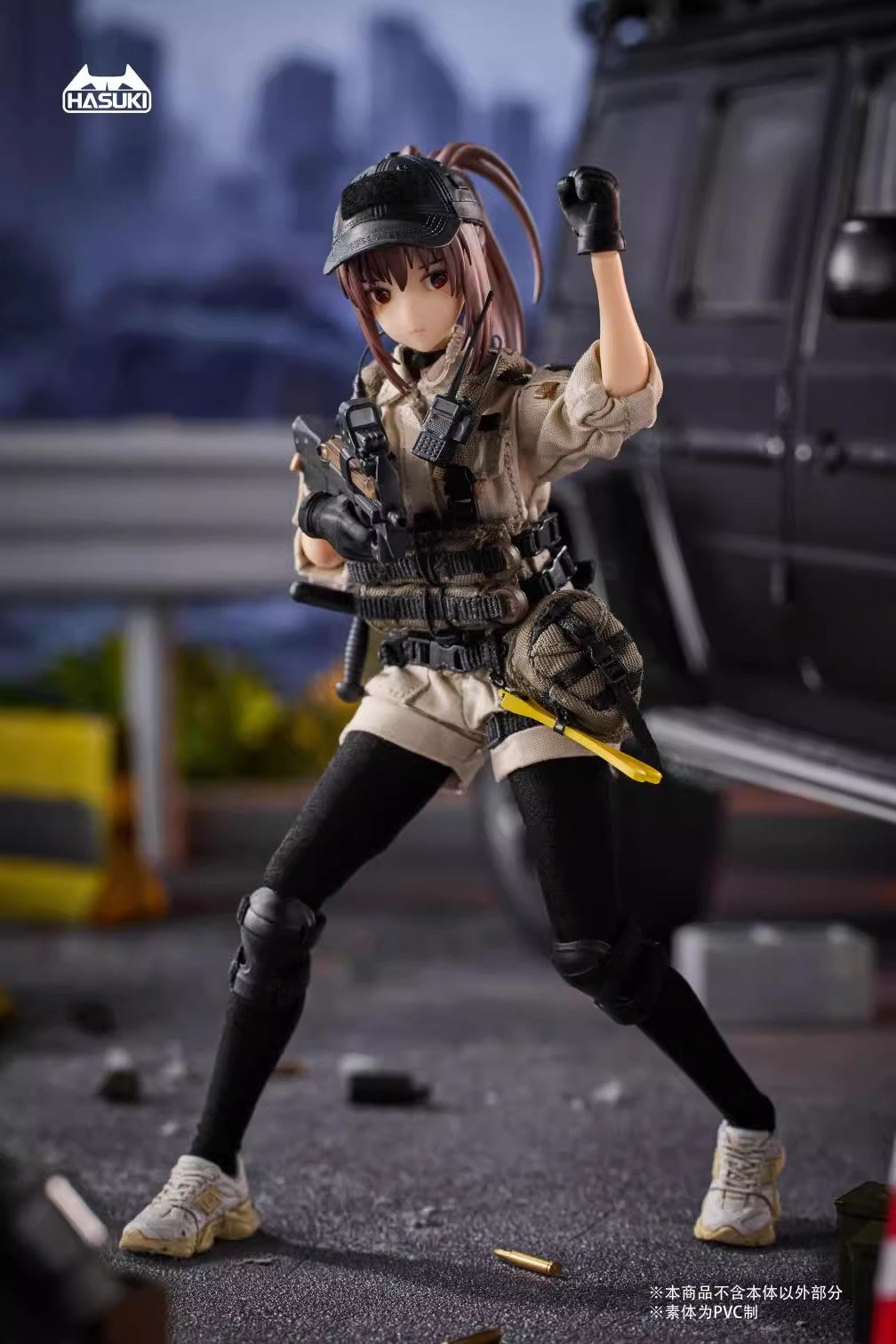 Hasuki - 1:12 Hiyo Reizei Security Guard Action Figure - inshobby.com