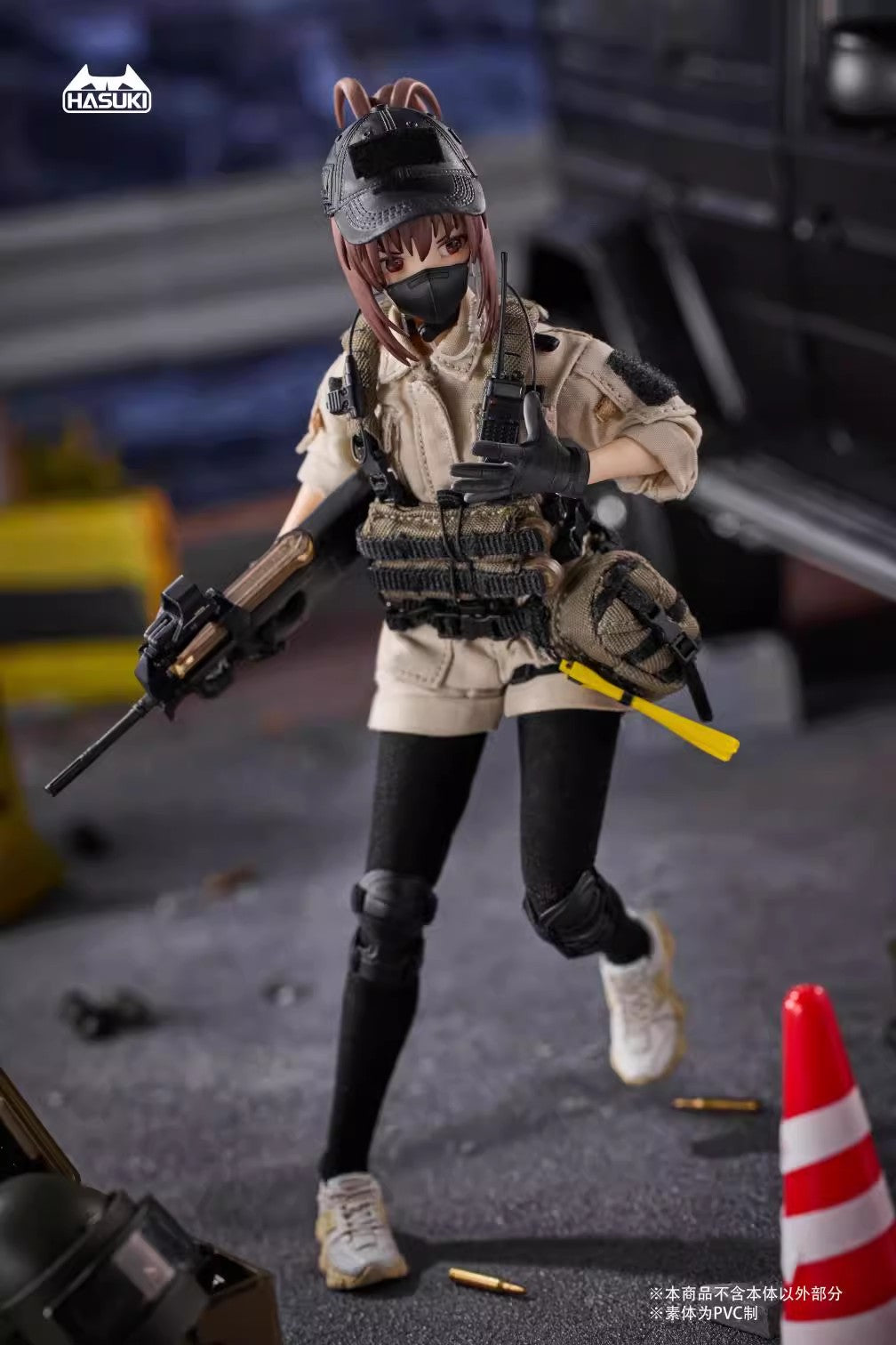 Hasuki - 1:12 Hiyo Reizei Security Guard Action Figure - inshobby.com