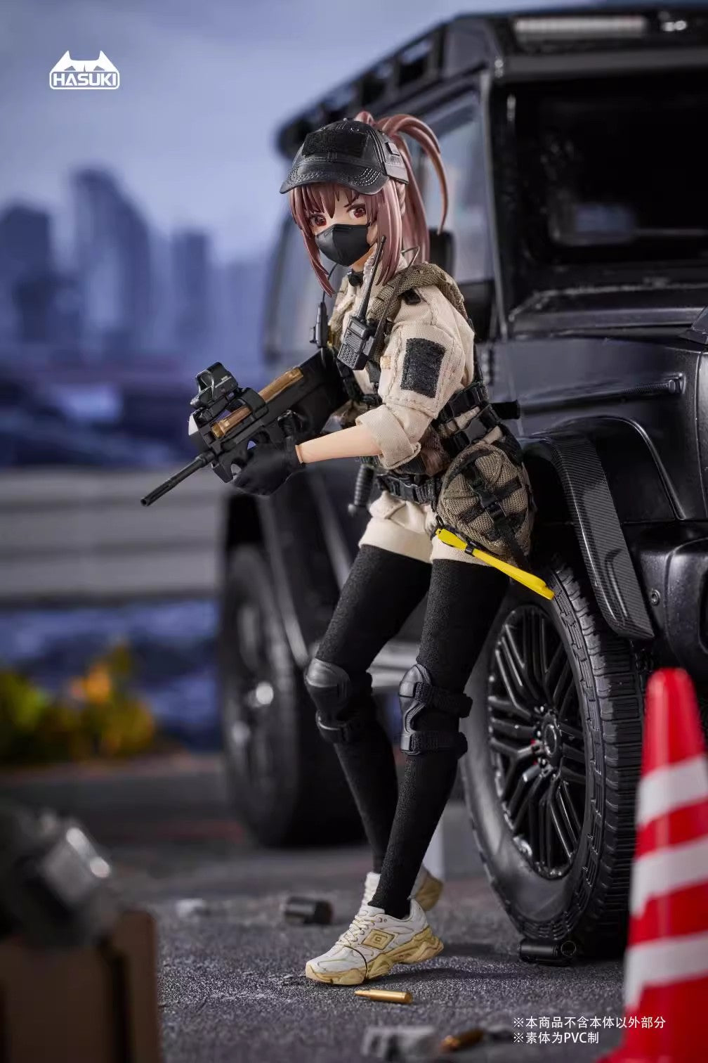 Hasuki - 1:12 Hiyo Reizei Security Guard Action Figure - inshobby.com