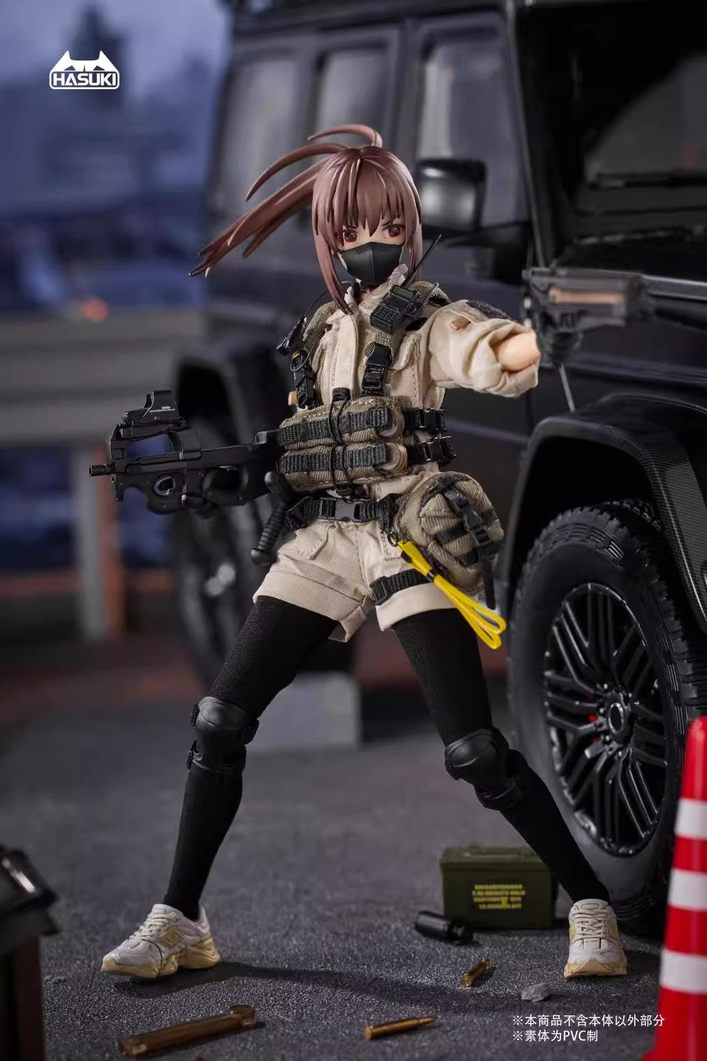 Hasuki - 1:12 Hiyo Reizei Security Guard Action Figure - inshobby.com