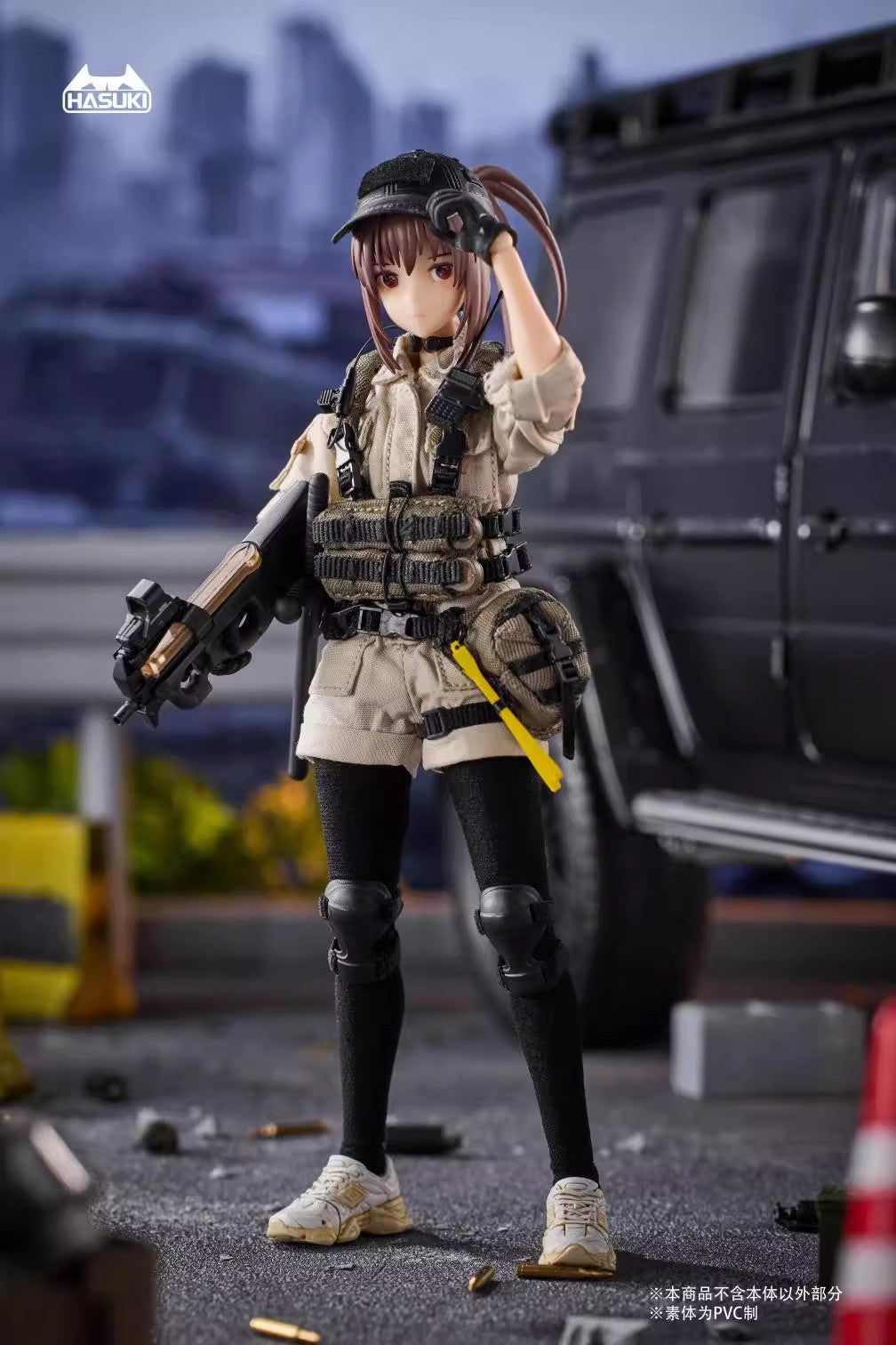 Hasuki - 1:12 Hiyo Reizei Security Guard Action Figure - inshobby.com