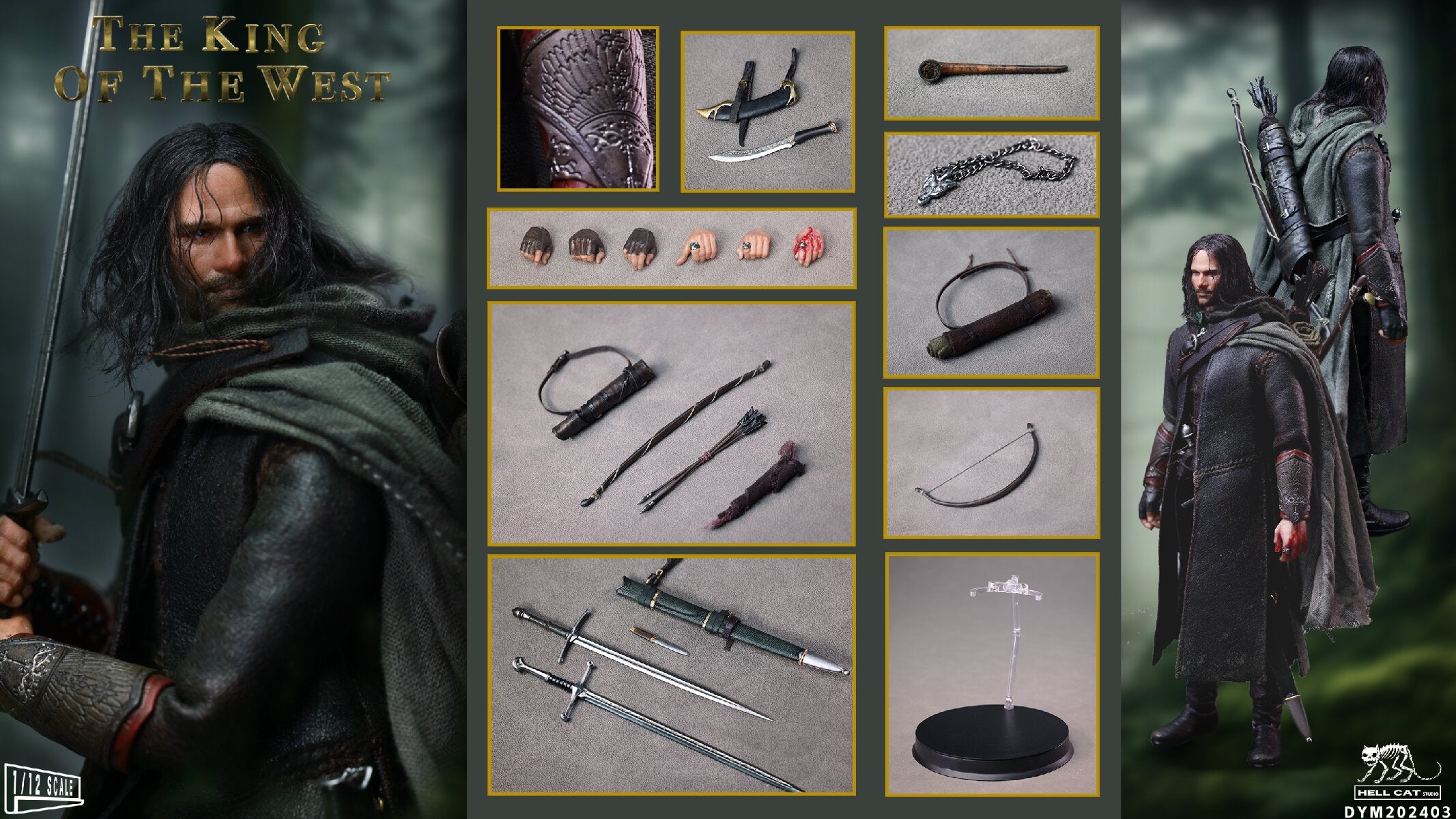 Hell Cat - 1:12 The King of the West Action Figure - inshobby.com