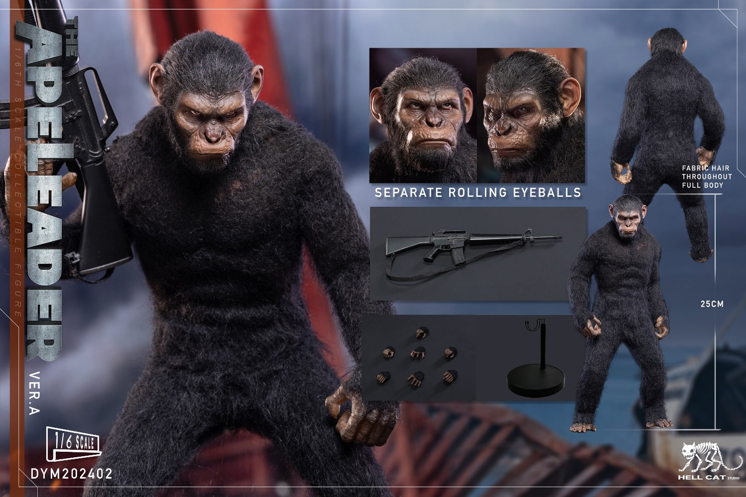 Hell Cat - 1:6 The Ape Leader Action Figure - inshobby.com