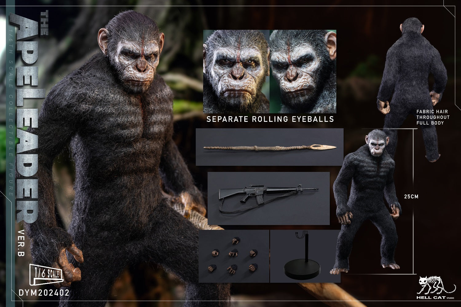 Hell Cat - 1:6 The Ape Leader Action Figure - inshobby.com