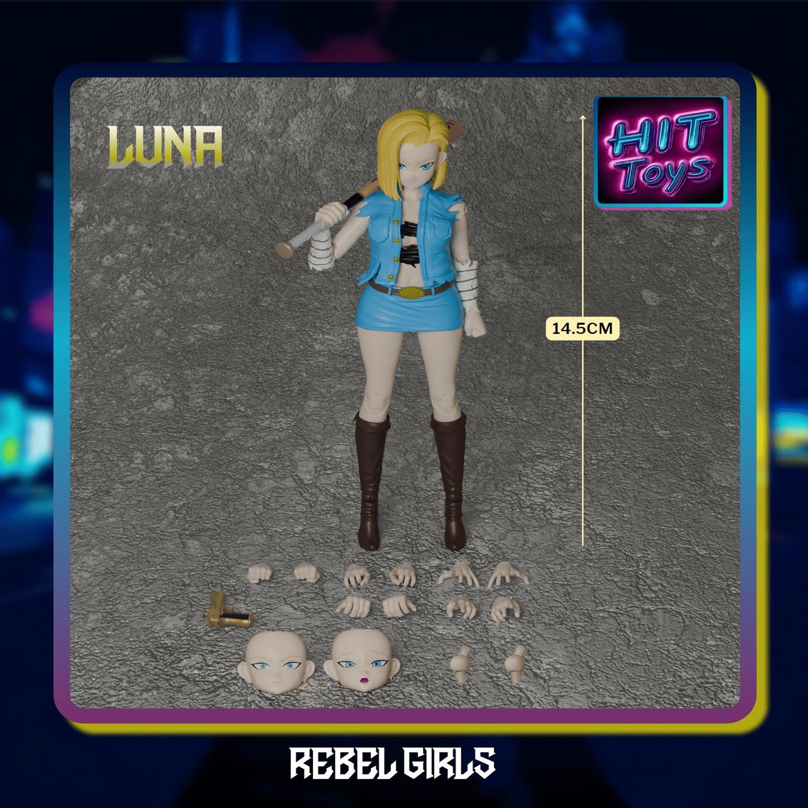 Hit Toys - 1:12 Rebel Girls Luna Action Figure - inshobby.com