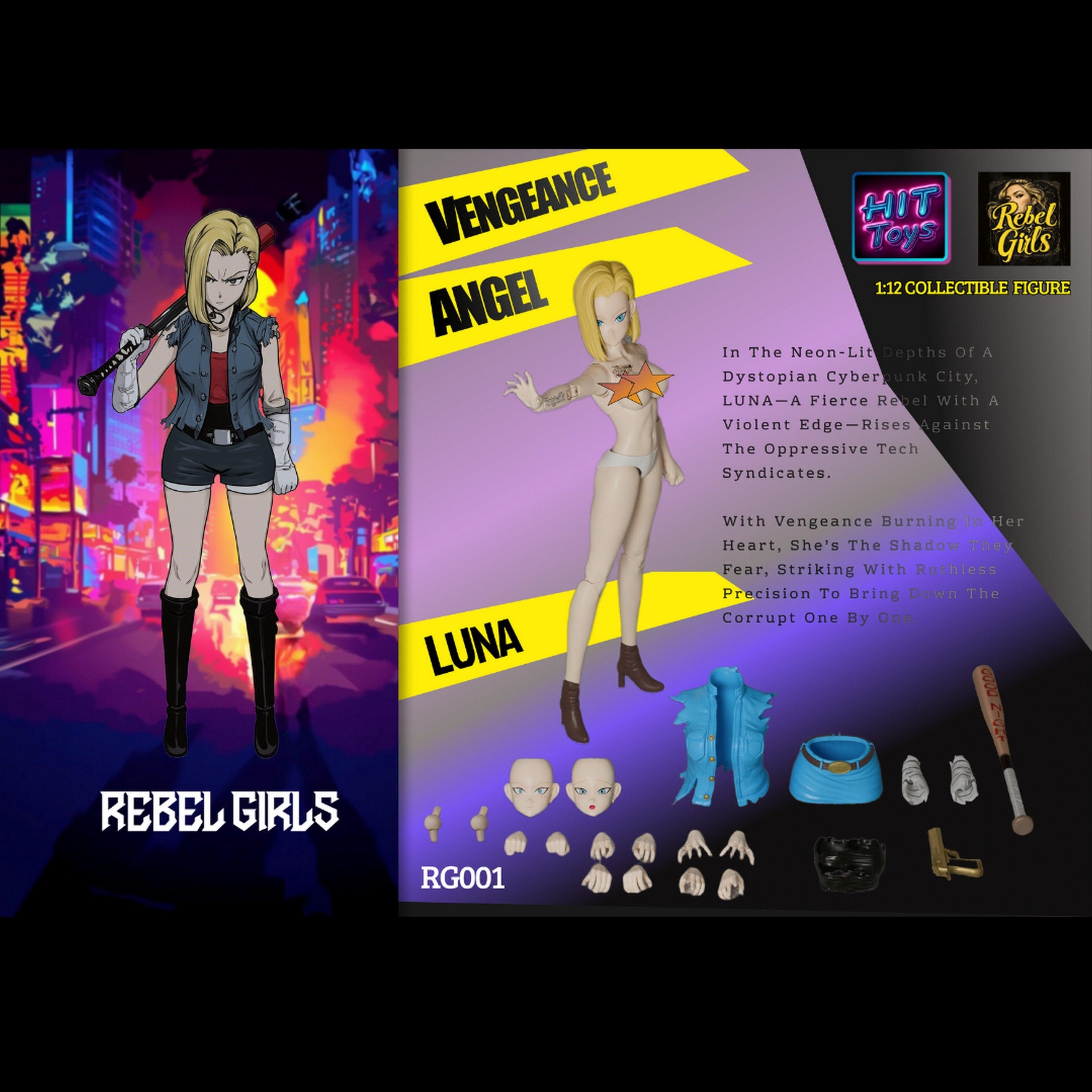 Hit Toys - 1:12 Rebel Girls Luna Action Figure - inshobby.com