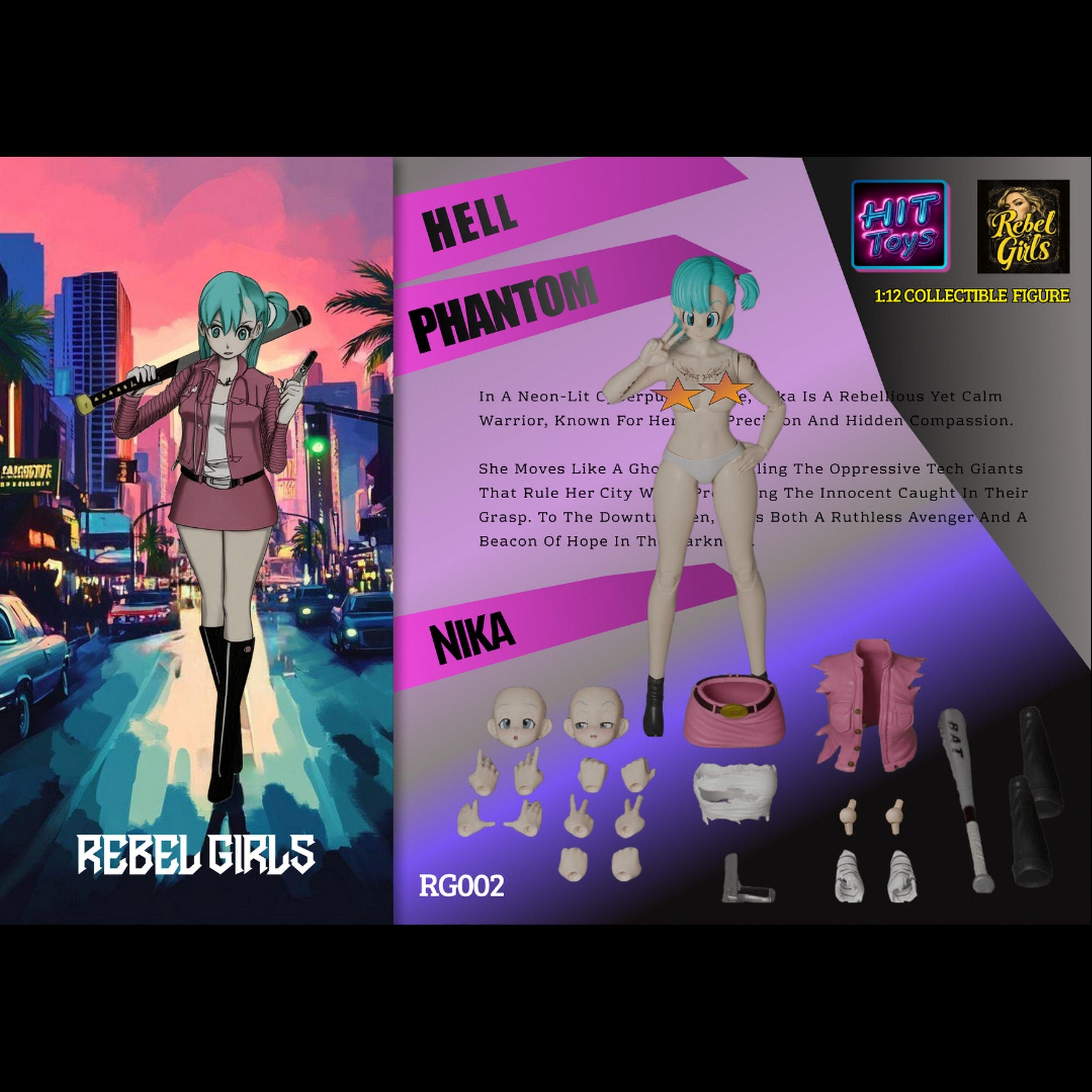 Hit Toys - 1:12 Rebel Girls Nika Action Figure - inshobby.com