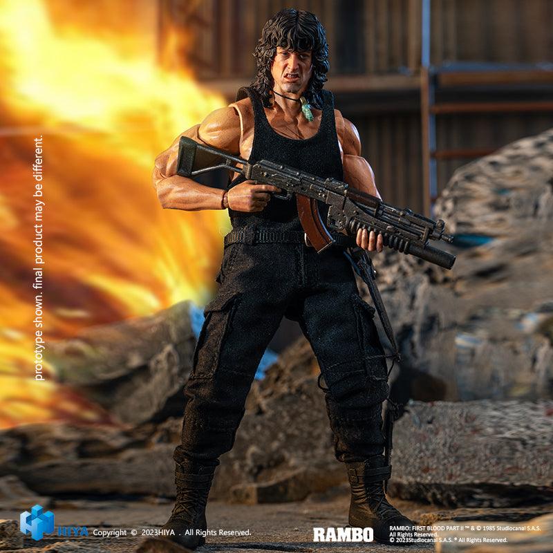 HIYA - 1:12 Rambo 3 Action Figure - inshobby.com