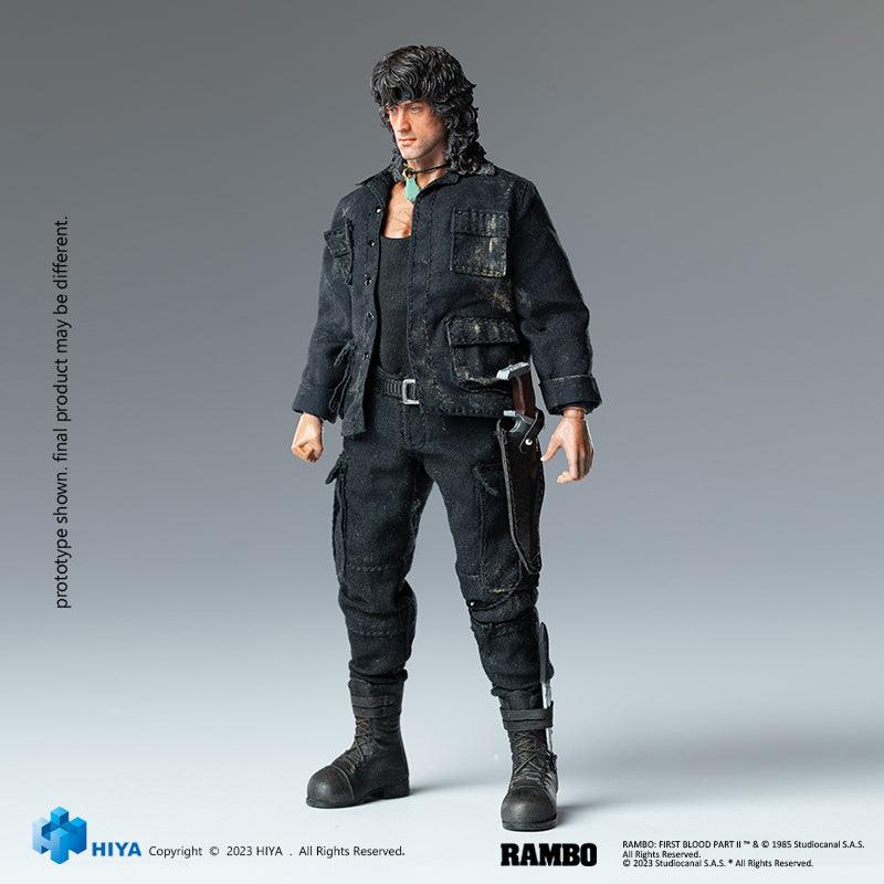 HIYA - 1:12 Rambo 3 Action Figure - inshobby.com