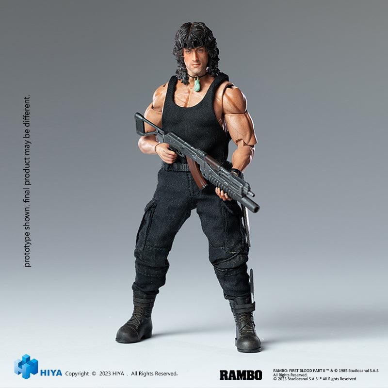 HIYA - 1:12 Rambo 3 Action Figure - inshobby.com