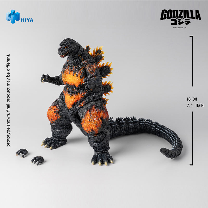HIYA - Burning Godzilla 1995 Action Figure - inshobby.com