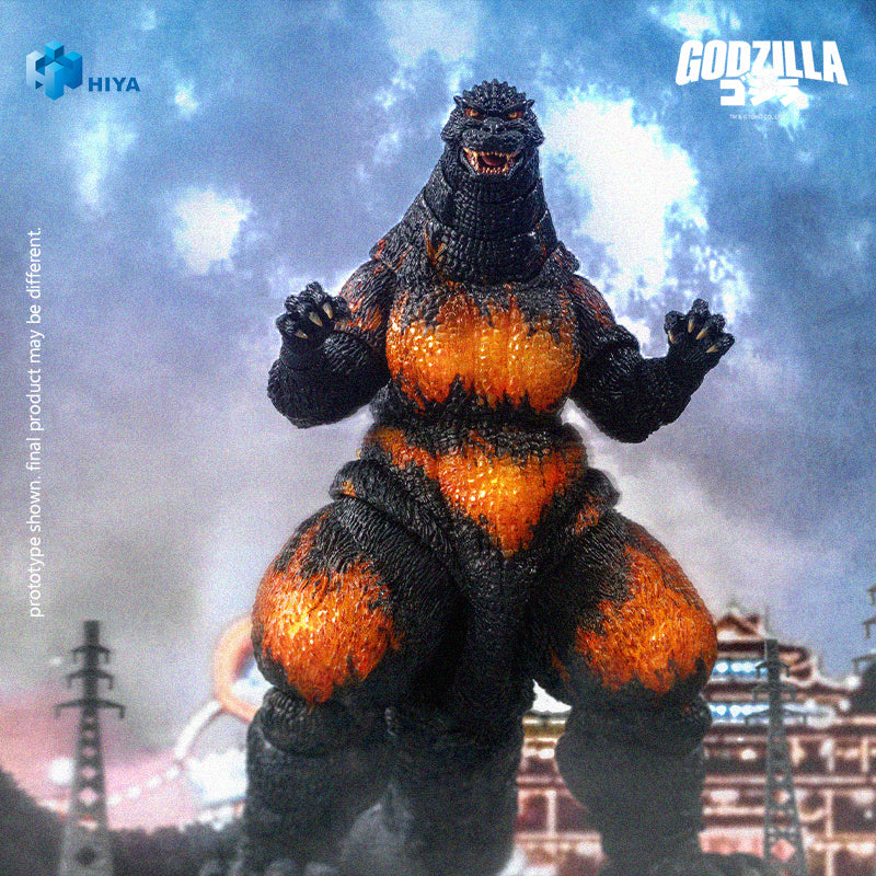 HIYA - Burning Godzilla 1995 Action Figure - inshobby.com