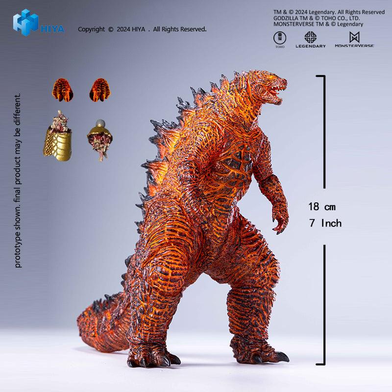 HIYA - Burning Godzilla Battle Version Action Figure - inshobby.com