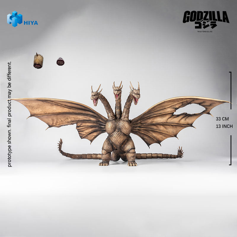 HIYA - King Ghidorah Battle Damaged Version 1991 Action Figure - inshobby.com