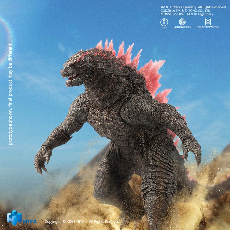 HIYA - The New Empire Heat Ray Godzilla Evolved Version (Pink Fin) Action Figure - inshobby.com