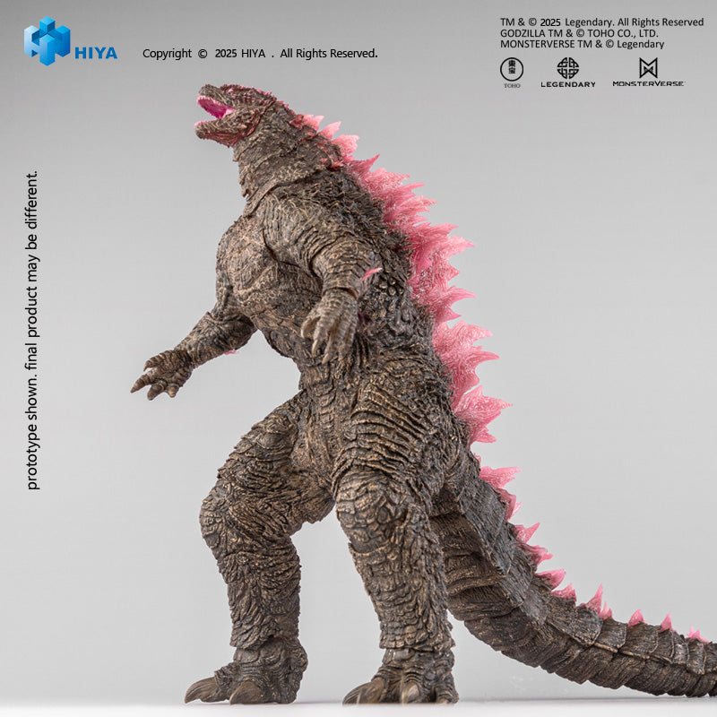 The New Empire Heat Ray Godzilla Evolved Version (Pink Fin) Action Fig