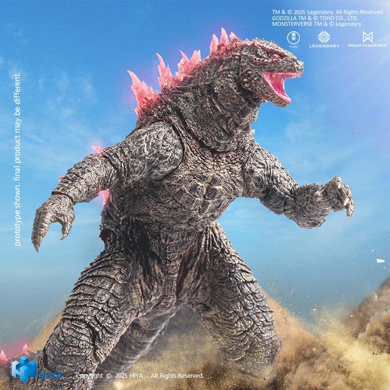 HIYA - The New Empire Heat Ray Godzilla Evolved Version (Pink Fin) Action Figure - inshobby.com