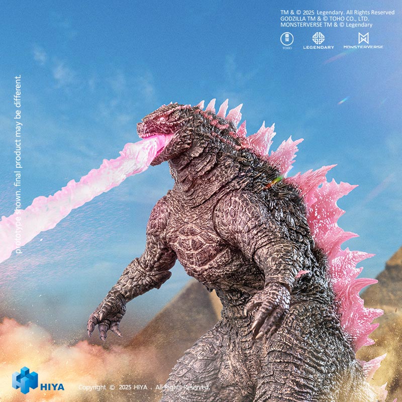 HIYA - The New Empire Heat Ray Godzilla Evolved Version (Pink Fin) Action Figure - inshobby.com
