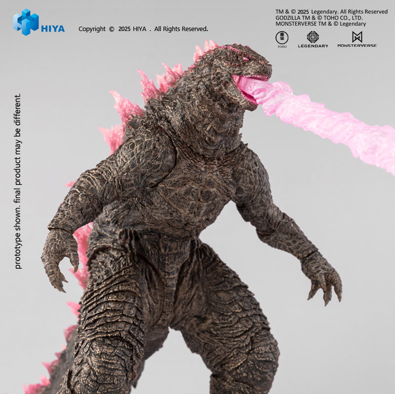 The New Empire Heat Ray Godzilla Evolved Version (Pink Fin) Action Fig
