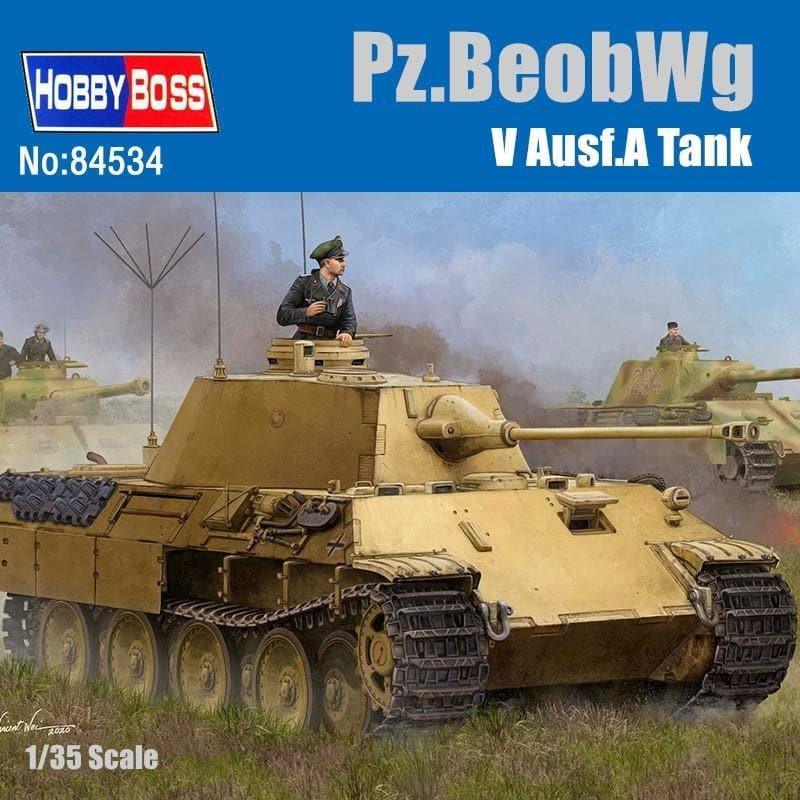 Hobby Boss - 1:35 German Pz.BeobWg V Ausf.A Tank Assembly Kit - inshobby.com