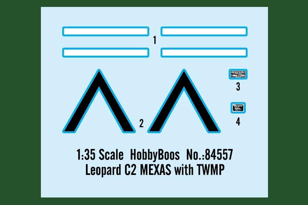 Hobby Boss - 1:35 Leopard C2 Mexas with TWMP Assembly Kit