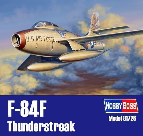 Hobby Boss - 1:48 F-84F Thunderstreak Fighter Assembly Kit