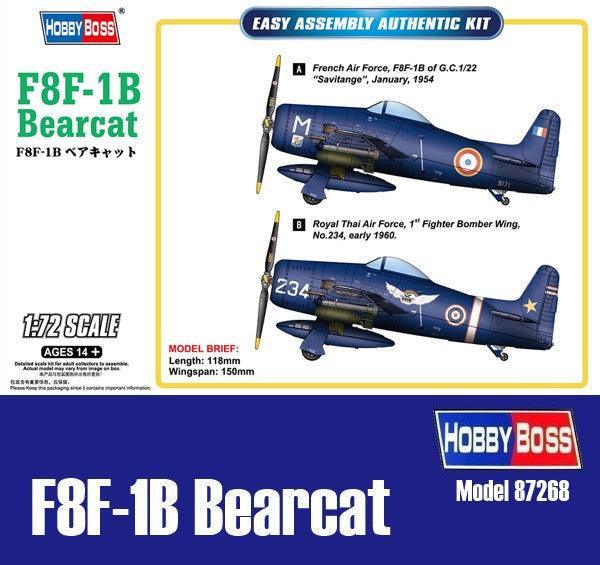 Hobby Boss - 1:72 F8F-1B Bearcat Fighter Assembly Kit