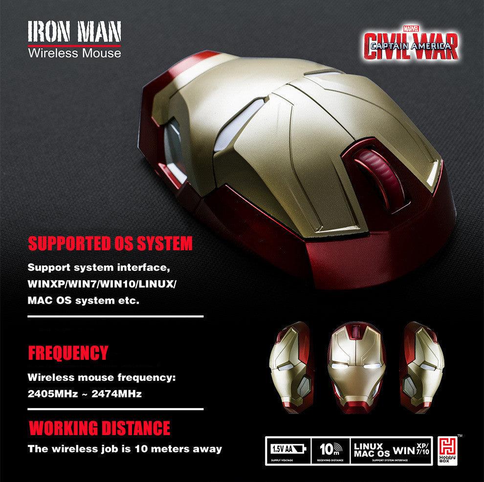 Hobby Box - Iron Man Mark XLVI Mk46 Wireless USB Mouse