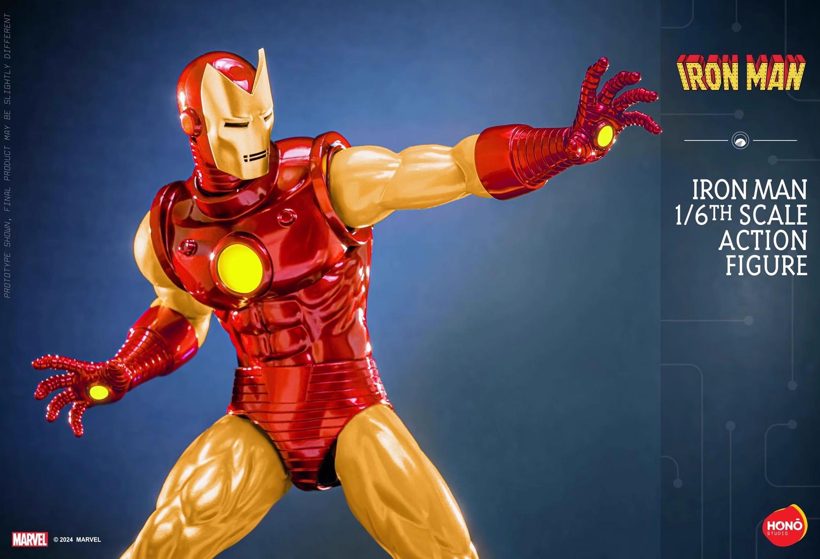 Figurină de acțiune 1:6 Iron Man, versiunea comică
