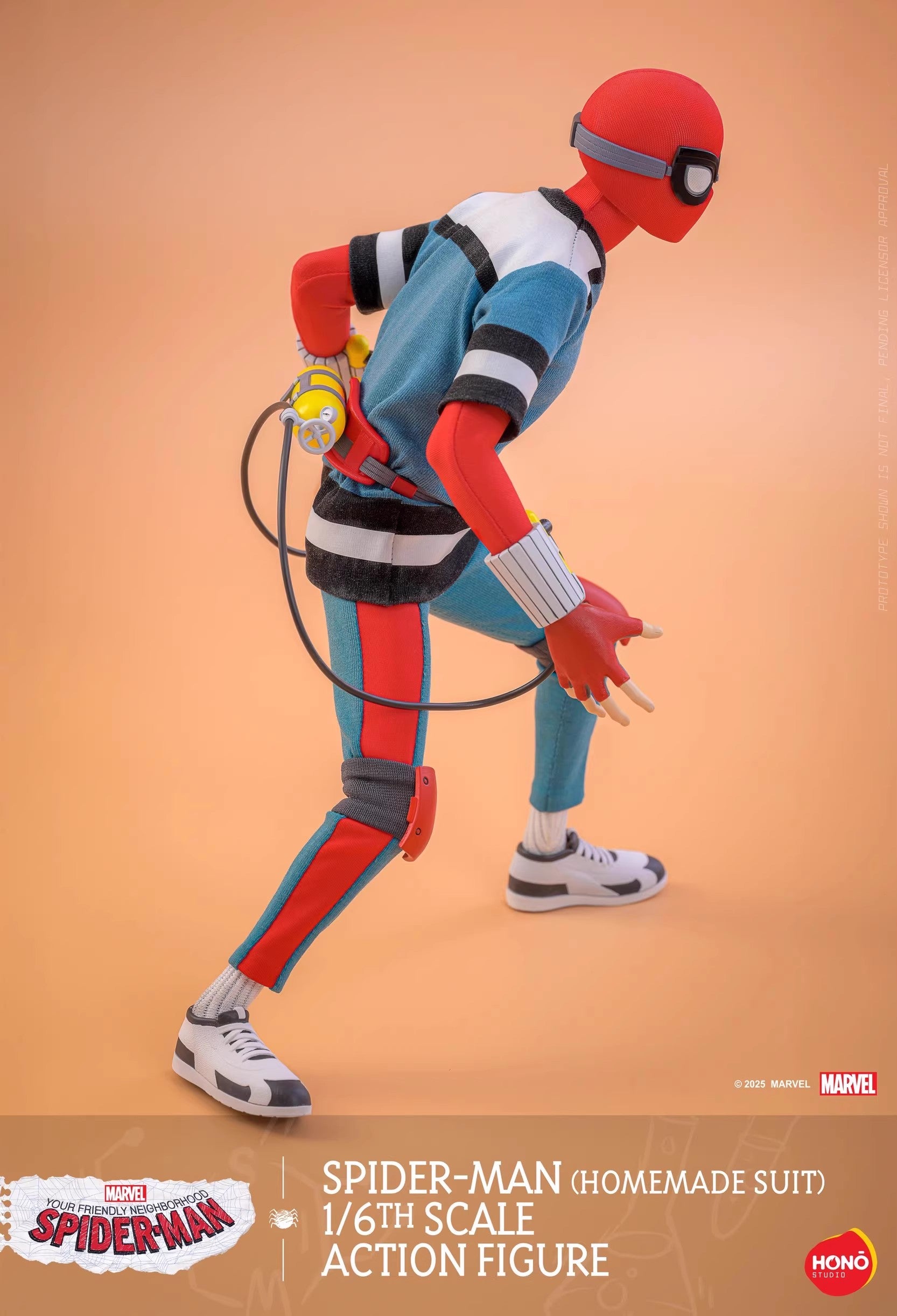Hono Studio - 1:6 Spider-Man Homemade Suit Action Figure - inshobby.com