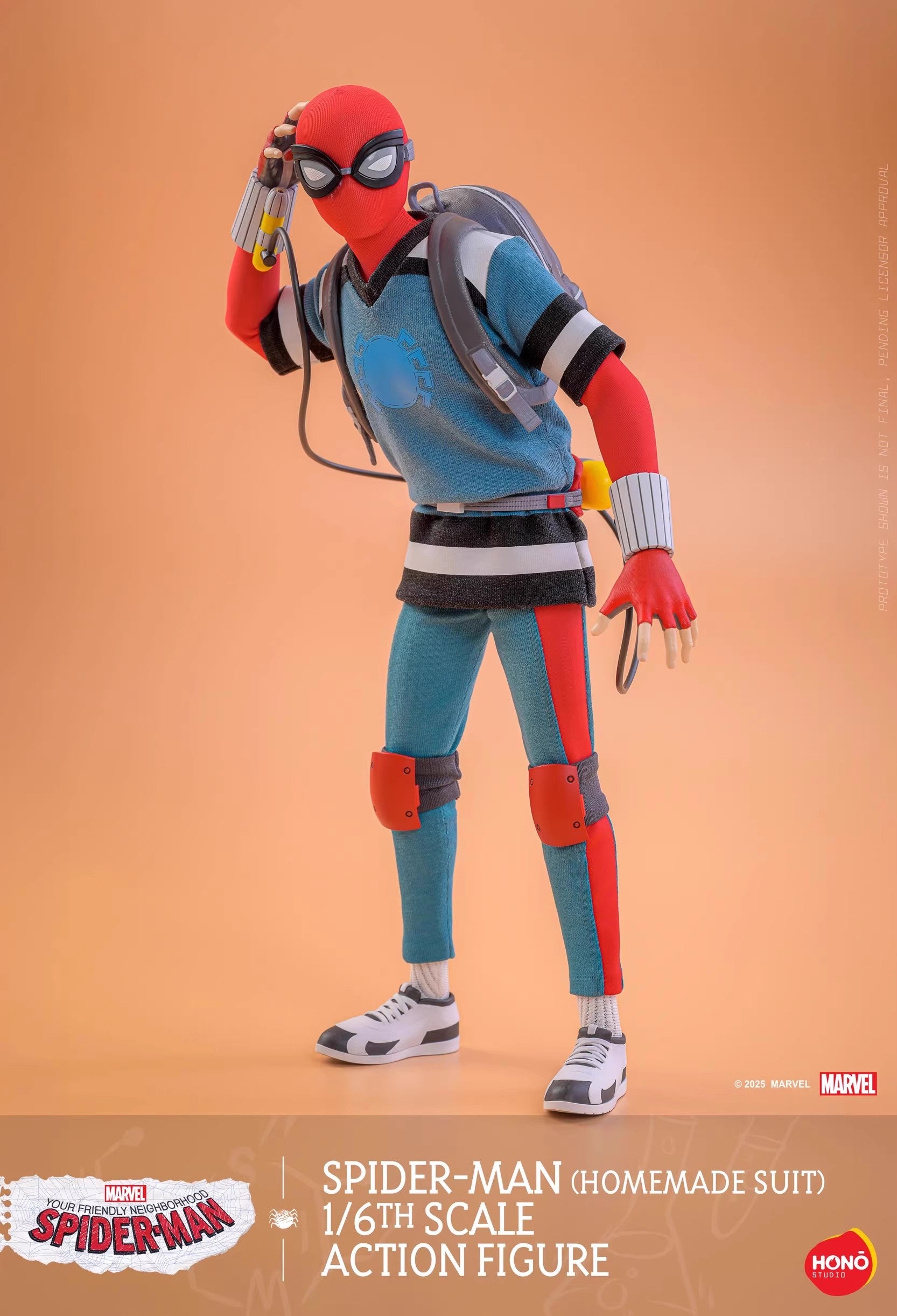 Hono Studio - 1:6 Spider-Man Homemade Suit Action Figure - inshobby.com