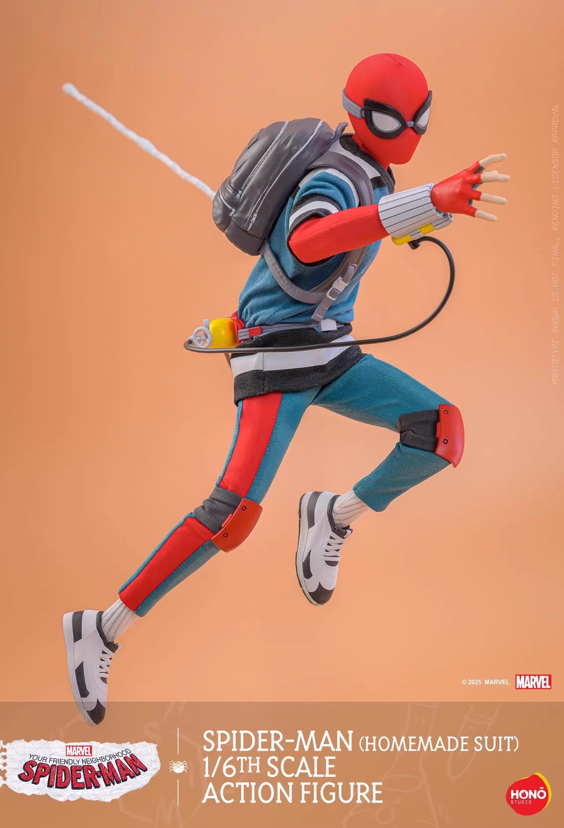 Hono Studio - 1:6 Spider-Man Homemade Suit Action Figure - inshobby.com