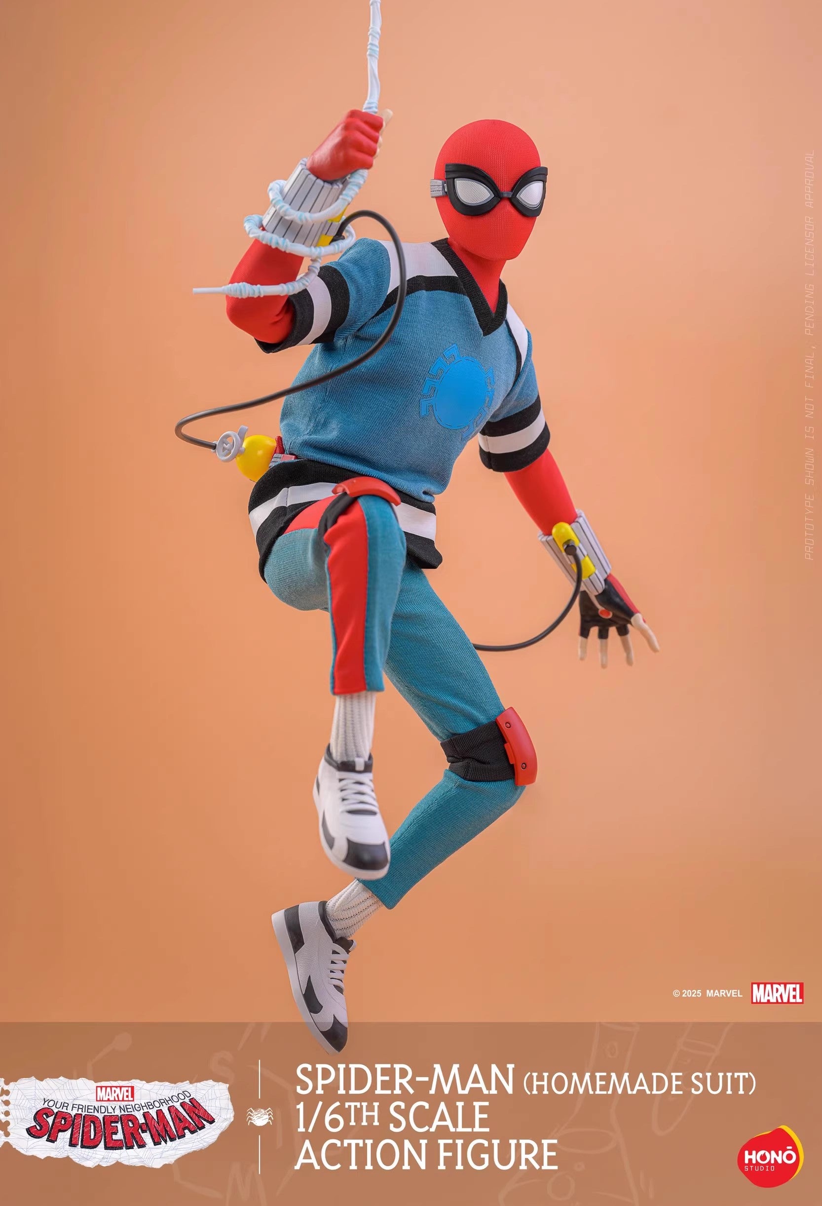 Hono Studio - 1:6 Spider-Man Homemade Suit Action Figure - inshobby.com