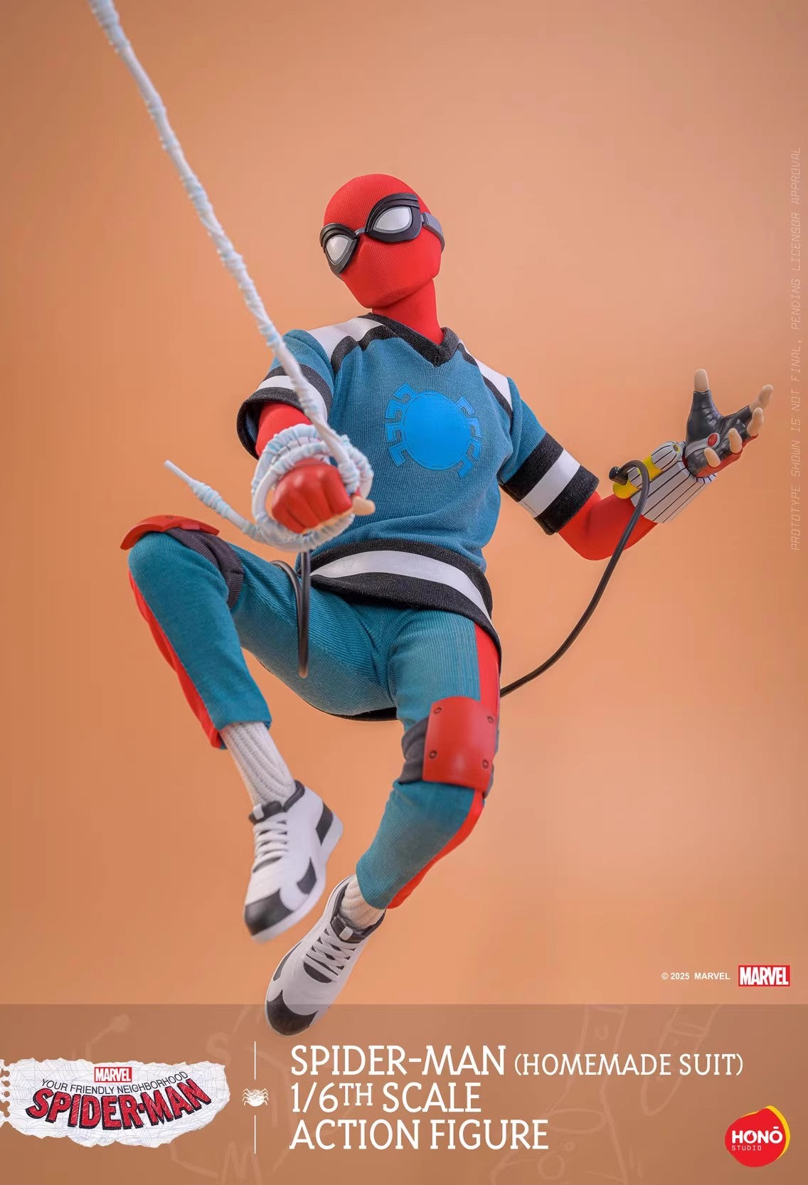 Hono Studio - 1:6 Spider-Man Homemade Suit Action Figure - inshobby.com
