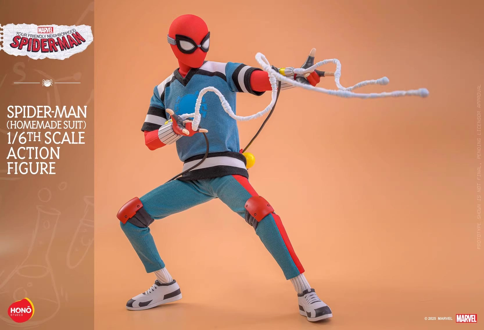 Hono Studio - 1:6 Spider-Man Homemade Suit Action Figure - inshobby.com