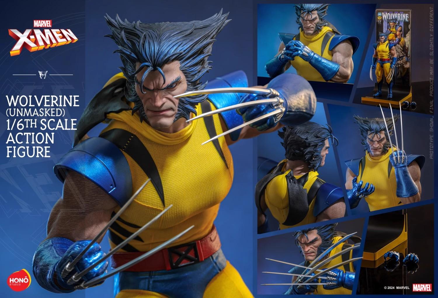 Hono Studio - 1:6 Wolverine Unmasked Action Figure - inshobby.com