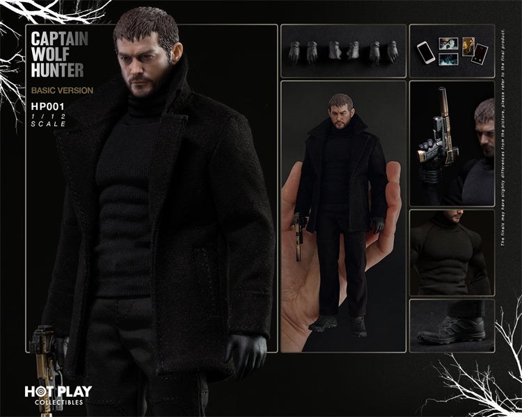 Hotp Play - 1:12 Captain Wolf Hunter Action Figure - inshobby.com