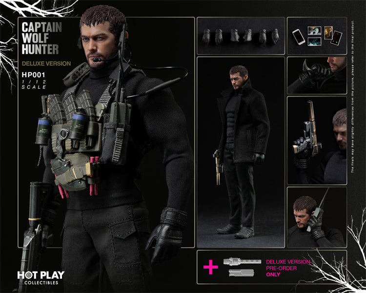 Hotp Play - 1:12 Captain Wolf Hunter Action Figure - inshobby.com