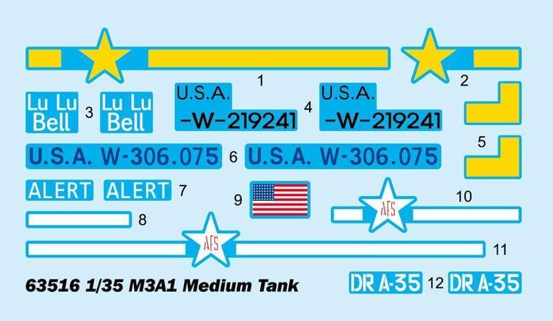 I ♥ KIT - 1:35 M3A1 Medium Tank Assembly Kit