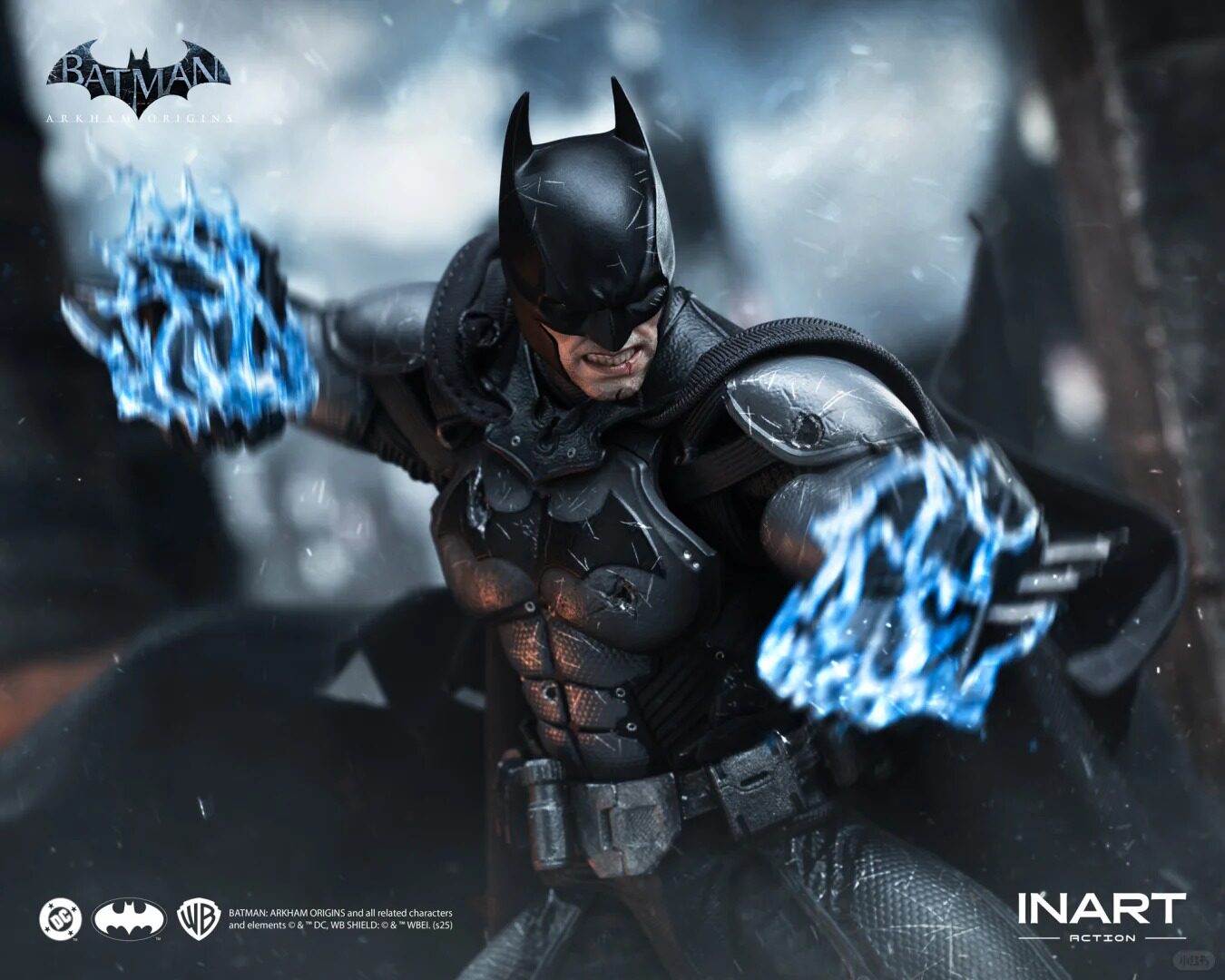 INART - 1:12 Batman Arkham Origins Battle Version Action Figure - inshobby.com