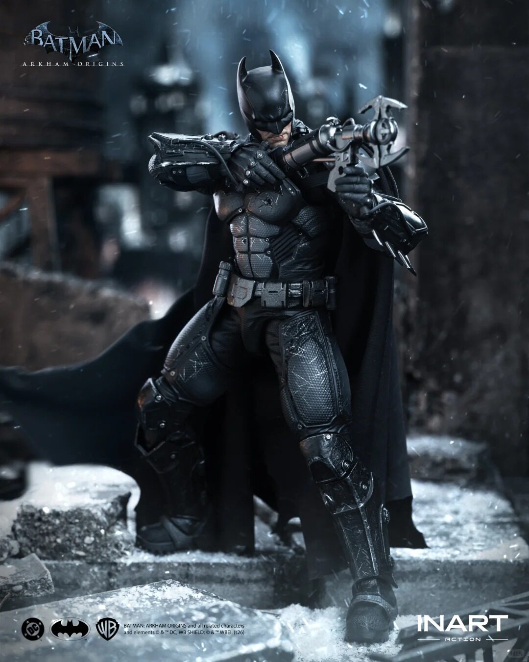 INART - 1:12 Batman Arkham Origins Battle Version Action Figure - inshobby.com
