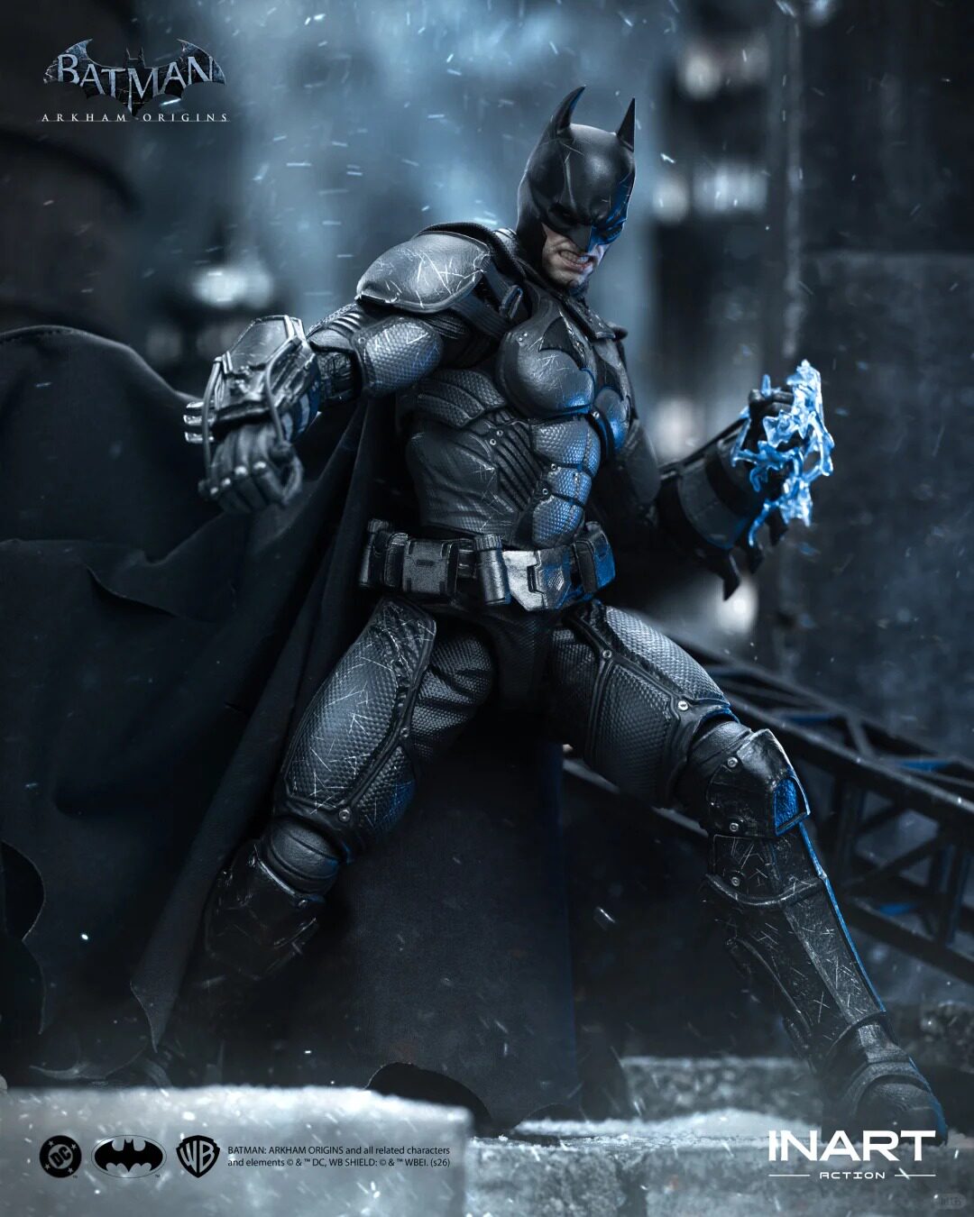 INART - 1:12 Batman Arkham Origins Battle Version Action Figure - inshobby.com