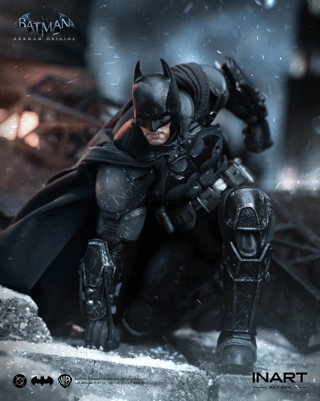 INART - 1:12 Batman Arkham Origins Battle Version Action Figure - inshobby.com