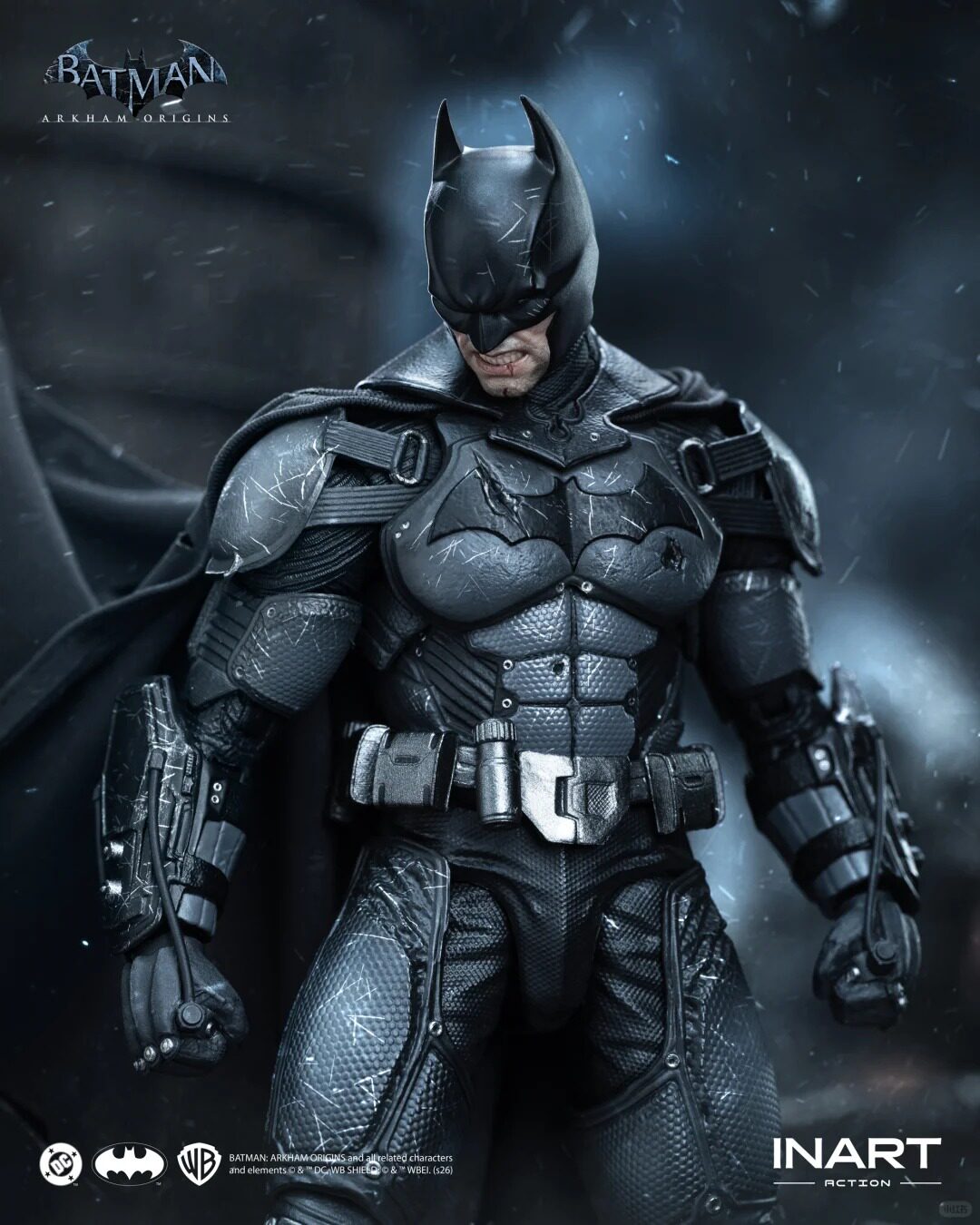 INART - 1:12 Batman Arkham Origins Battle Version Action Figure - inshobby.com