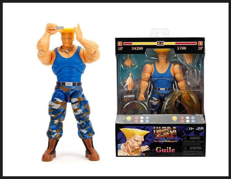 Jada - 1:12 Guile Action Figure (Blue Color) - inshobby.com