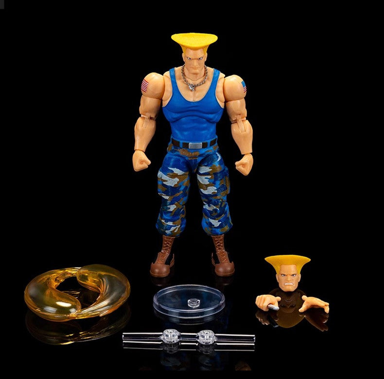 Jada - 1:12 Guile Action Figure (Blue Color) - inshobby.com