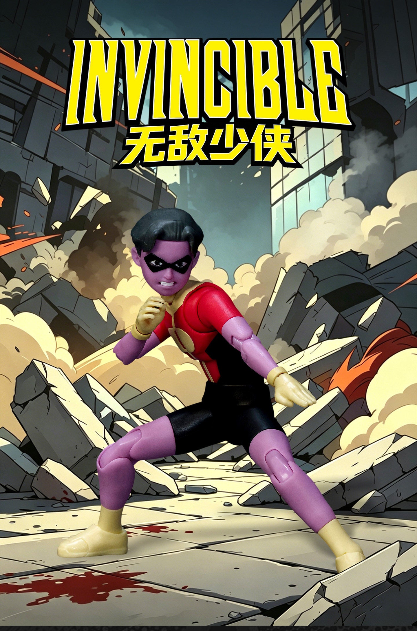 1:12 Kid Omni-Man Oliver Grayson Action Figure