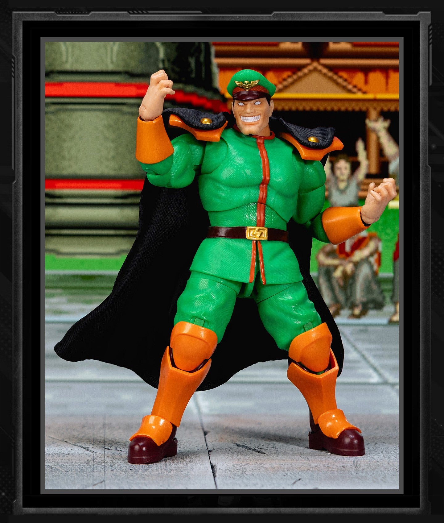 Jada - 1:12 M. Bison SDCC Special Green Color Action Figure - inshobby.com